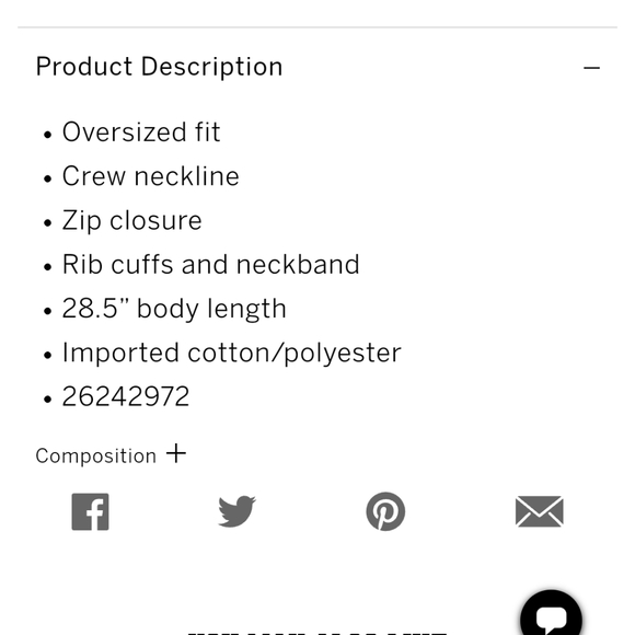 🔥 VS Pink dip dye varsity crew sz L NWT - Picture 5 of 6